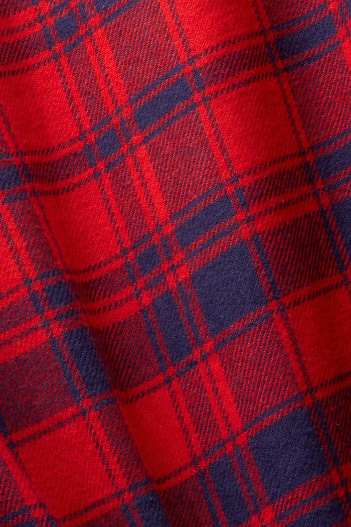 Ternet flonelskjorte, RED, detail image number 3