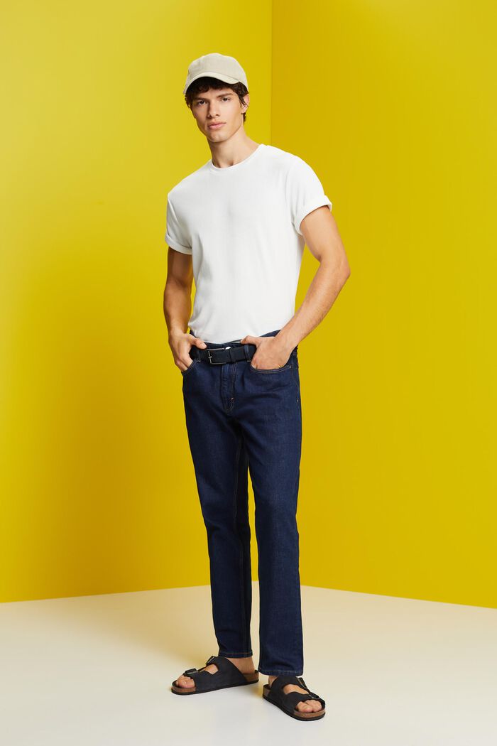 Jeans med slim fit, BLUE RINSE, detail image number 1