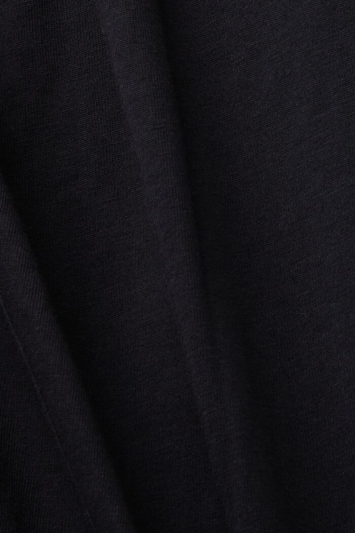 Jerseyskjorte, 100% bomuld, BLACK, detail image number 4