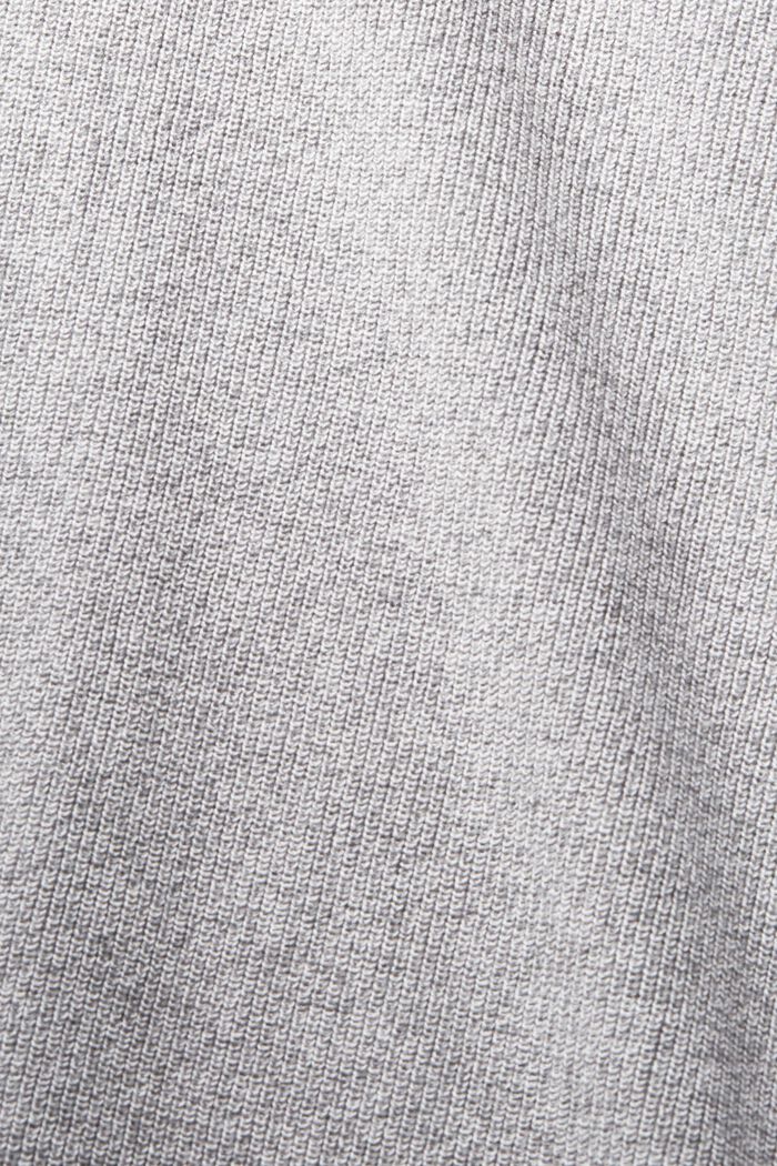 Strikket pullover med flagermusærmer, MEDIUM GREY, detail image number 4