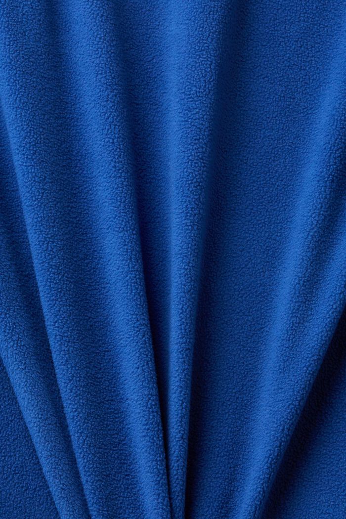 Fleece-top med lange ærmer, BRIGHT BLUE, detail image number 4