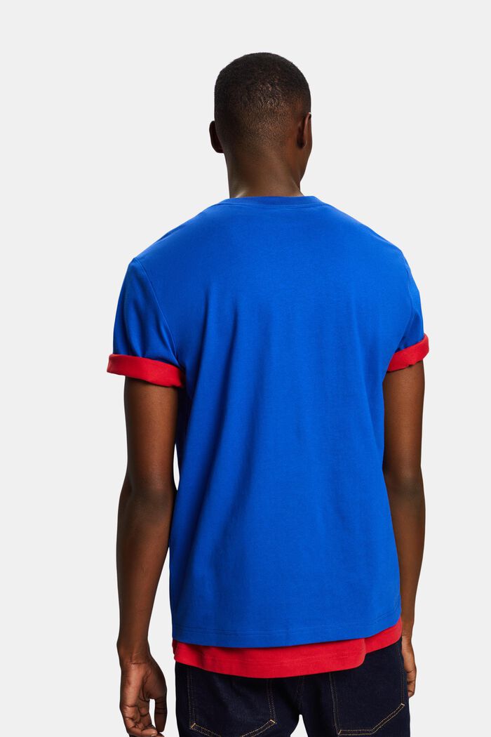 Unisex T-shirt med logo, BRIGHT BLUE, detail image number 2
