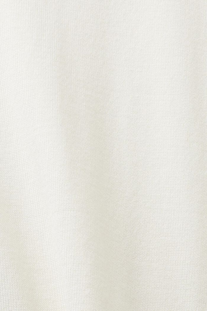 Pullover med høj krave, LENZING™ ECOVERO™, OFF WHITE, detail image number 5