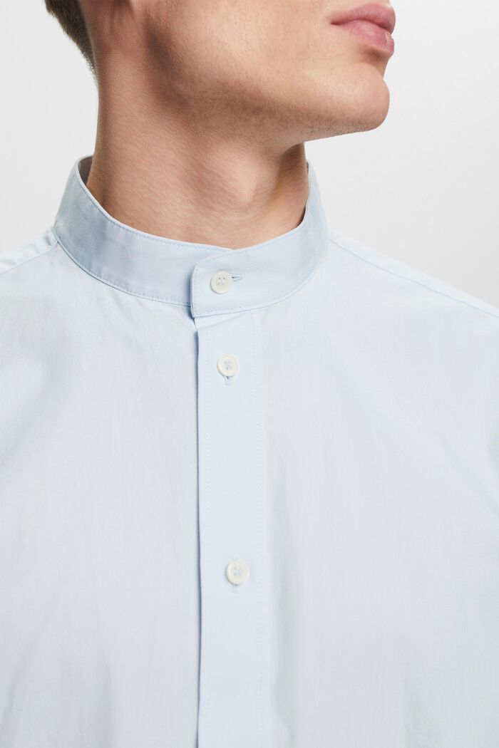 Skjorte med standkrave, LIGHT BLUE, detail image number 3