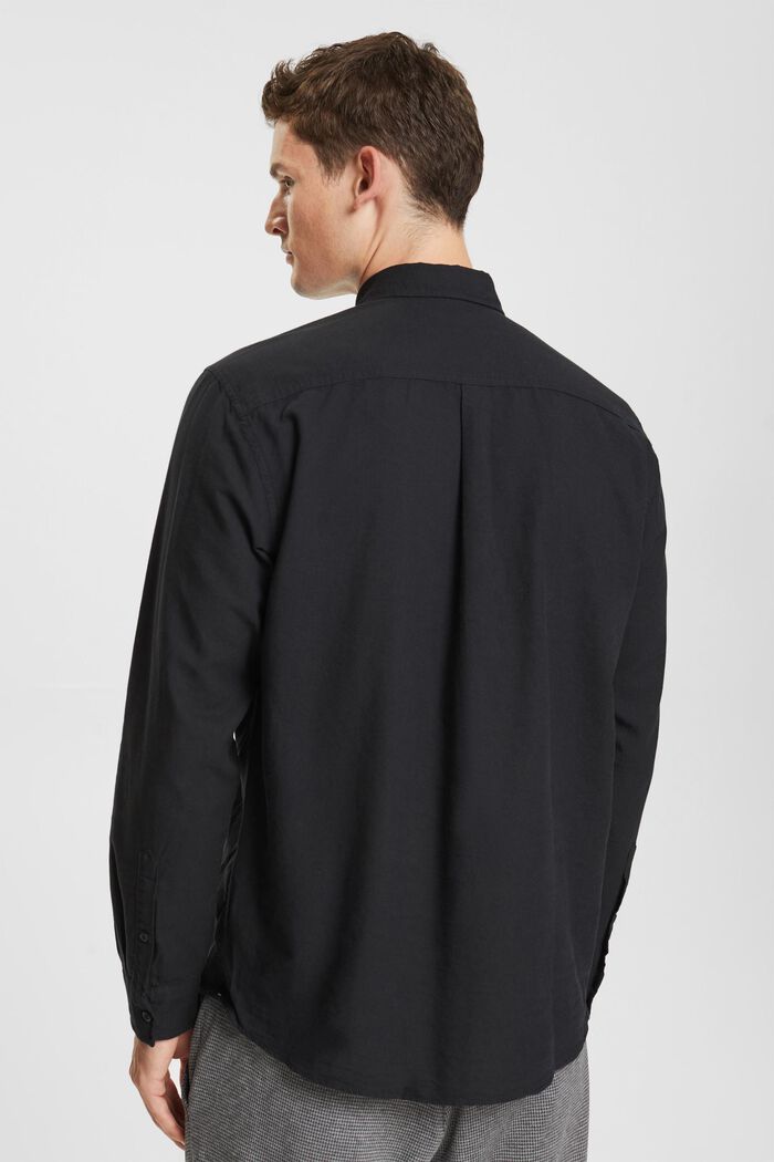 Skjorte med button down-krave, BLACK, detail image number 3