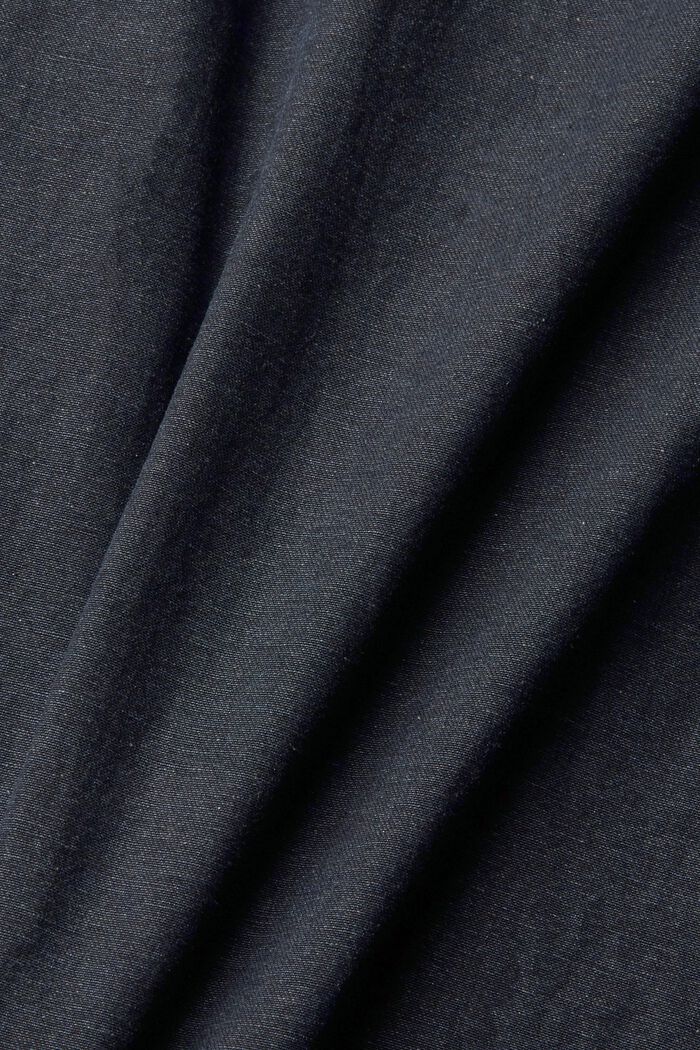 Oversized farvet denimskjorte, ANTHRACITE, detail image number 4