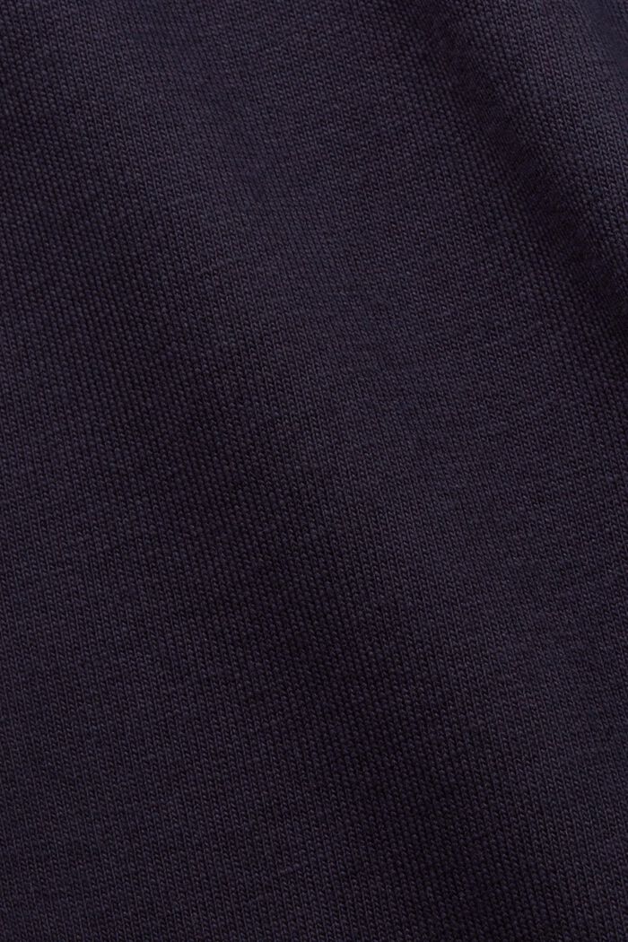 Poloshirt i jersey, bomuldsmiks, NAVY, detail image number 4