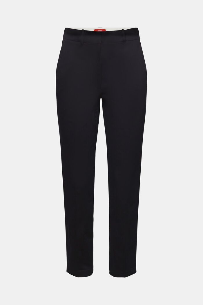 Slim fit-bukser med høj talje, BLACK, detail image number 5