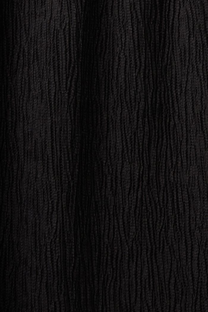 Krøllede pull on-bukser, BLACK, detail image number 6