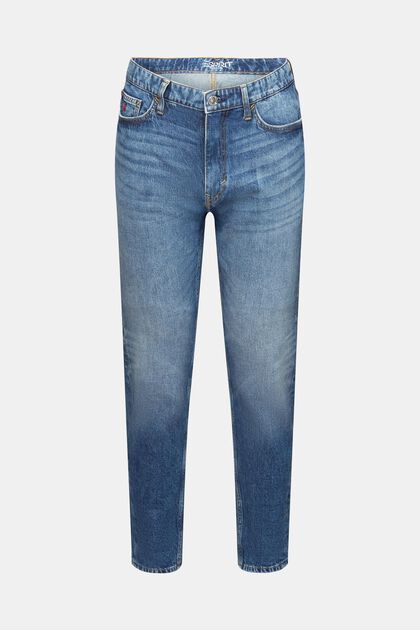 Regular tapered jeans med mellemhøj talje