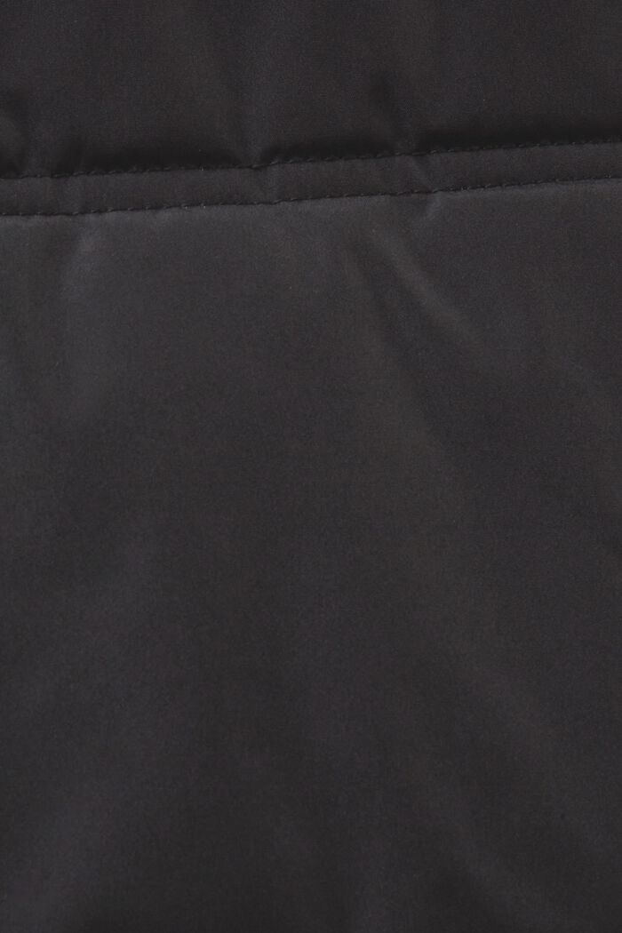 Quiltet pufferjakke, BLACK, detail image number 5