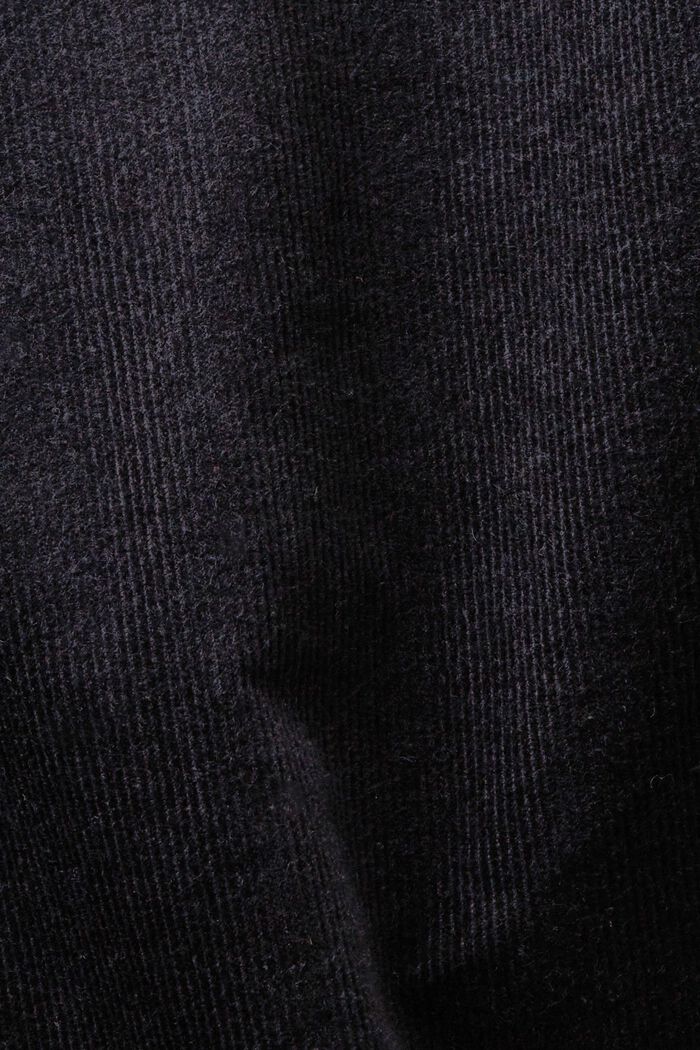 Straight fit-fløjlsbukser, BLACK, detail image number 6