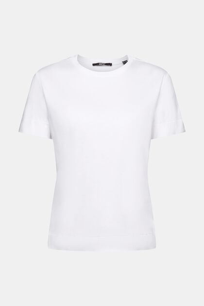 T-shirt med print på brystet