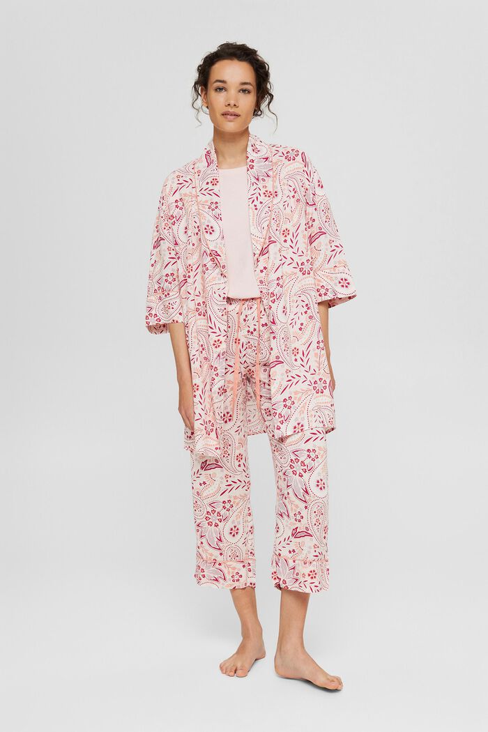 Kimono i LENZING™ ECOVERO™, LIGHT PINK, detail image number 0