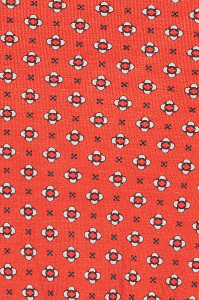Jerseykjole med allover-print, FLAME RED, detail image number 5