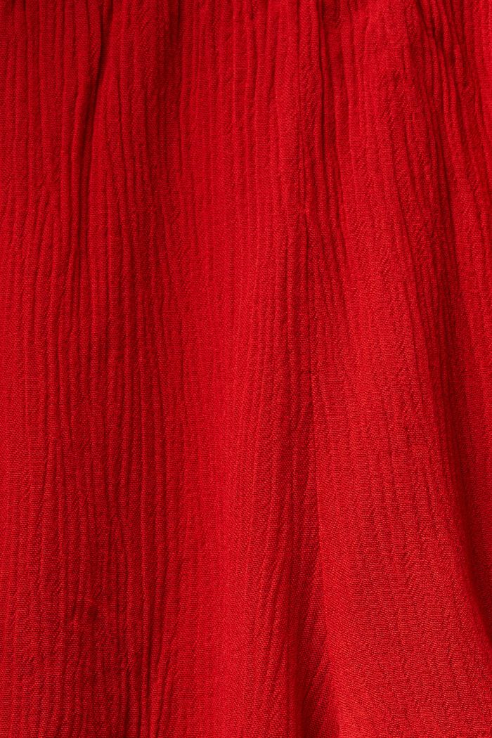 Krøllede strandshorts, DARK RED, detail image number 5
