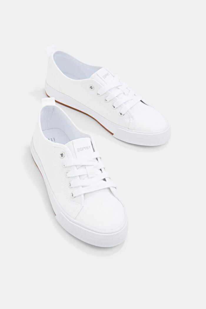 Kanvassneakers, WHITE, detail image number 6