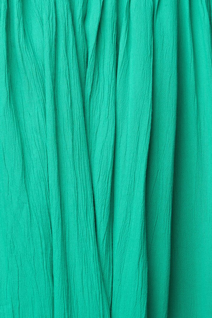 Kort kjole med volantkant, LENZING™ ECOVERO™, GREEN, detail image number 4