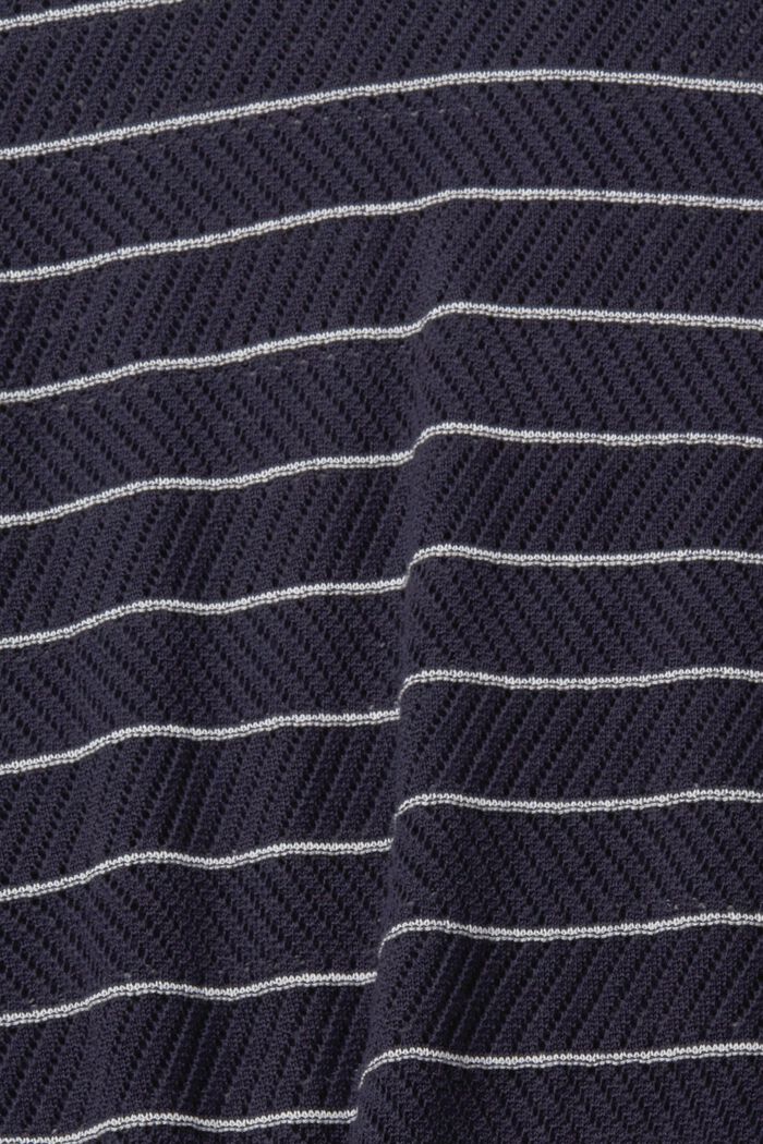 Stribet pointelle-cardigan, NAVY BLUE, detail image number 1