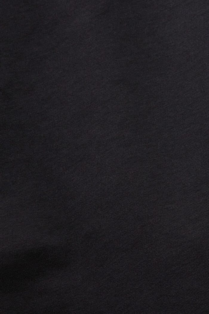 Sweatshirt med snor i den nederste kant, BLACK, detail image number 6