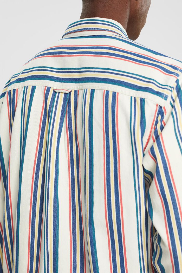 Multifarvet stribet button down-skjorte, ICE, detail image number 4