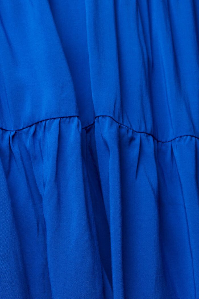 Kjole med kvaster, LENZING™ ECOVERO™, BRIGHT BLUE, detail image number 4