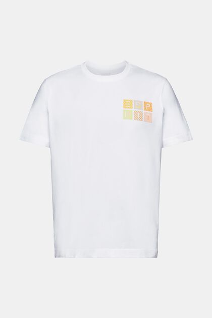 T-shirt i bomuldsjersey med logo