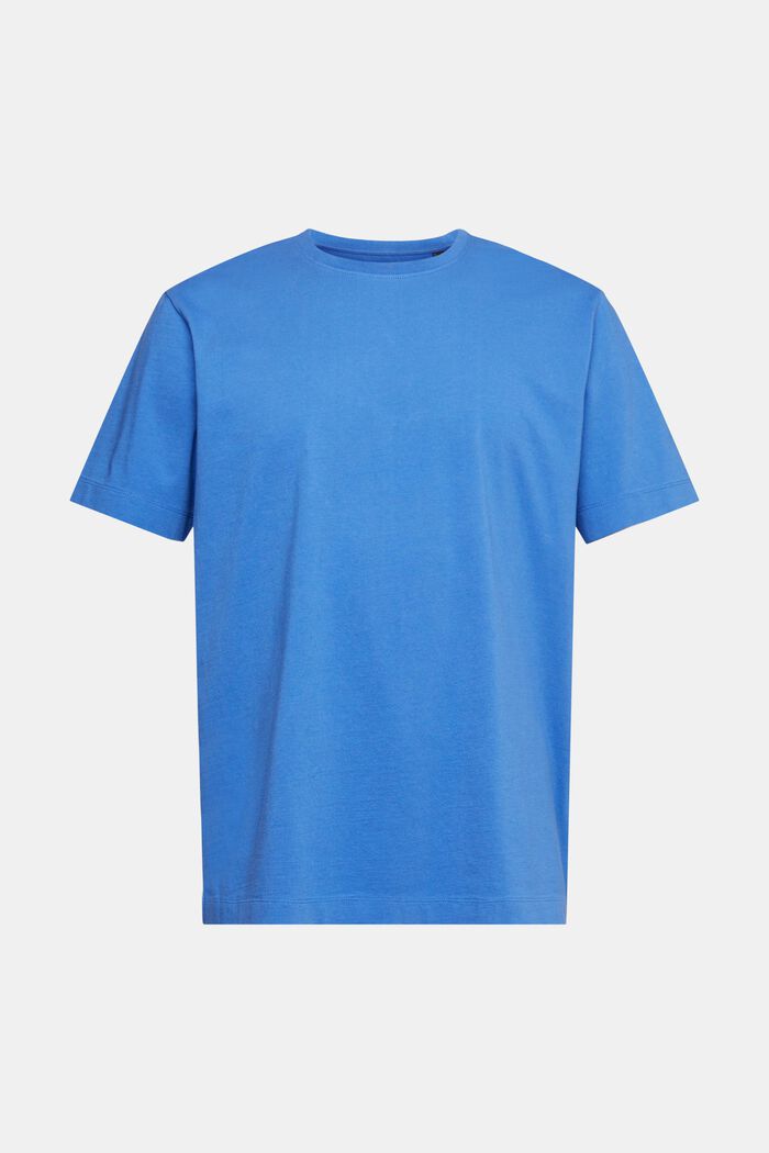 Ensfarvet T-shirt, BLUE, detail image number 2