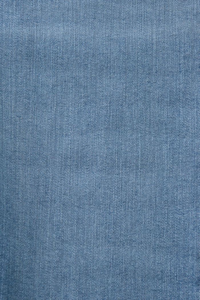 Capri-jeans med mellemhøj talje, BLUE LIGHT WASHED, detail image number 6