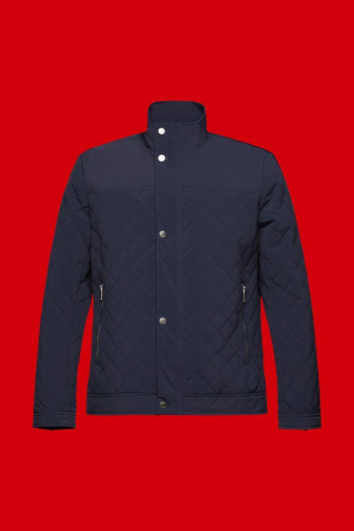 Quiltet jakke i biker-stil, NAVY, detail image number 5
