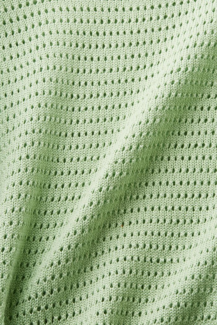 Sweater i mesh, LIGHT GREEN, detail image number 5