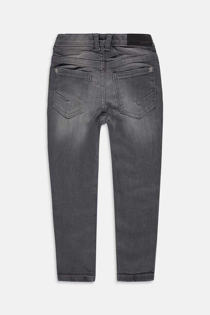 Stretch-jeans m. regulerbar livvidde