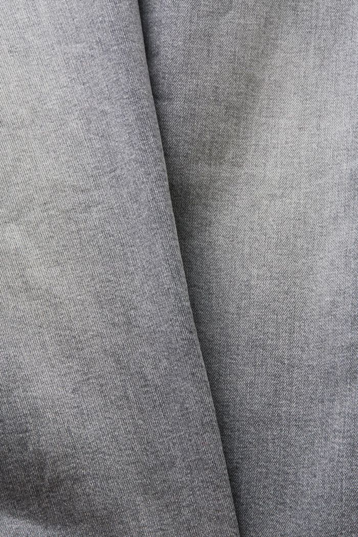 Slim tapered jeans med mellemhøj talje, GREY MEDIUM WASHED, detail image number 5
