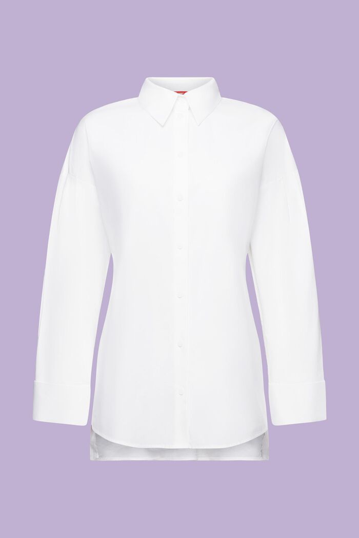 Oversized skjortebluse, WHITE, detail image number 6