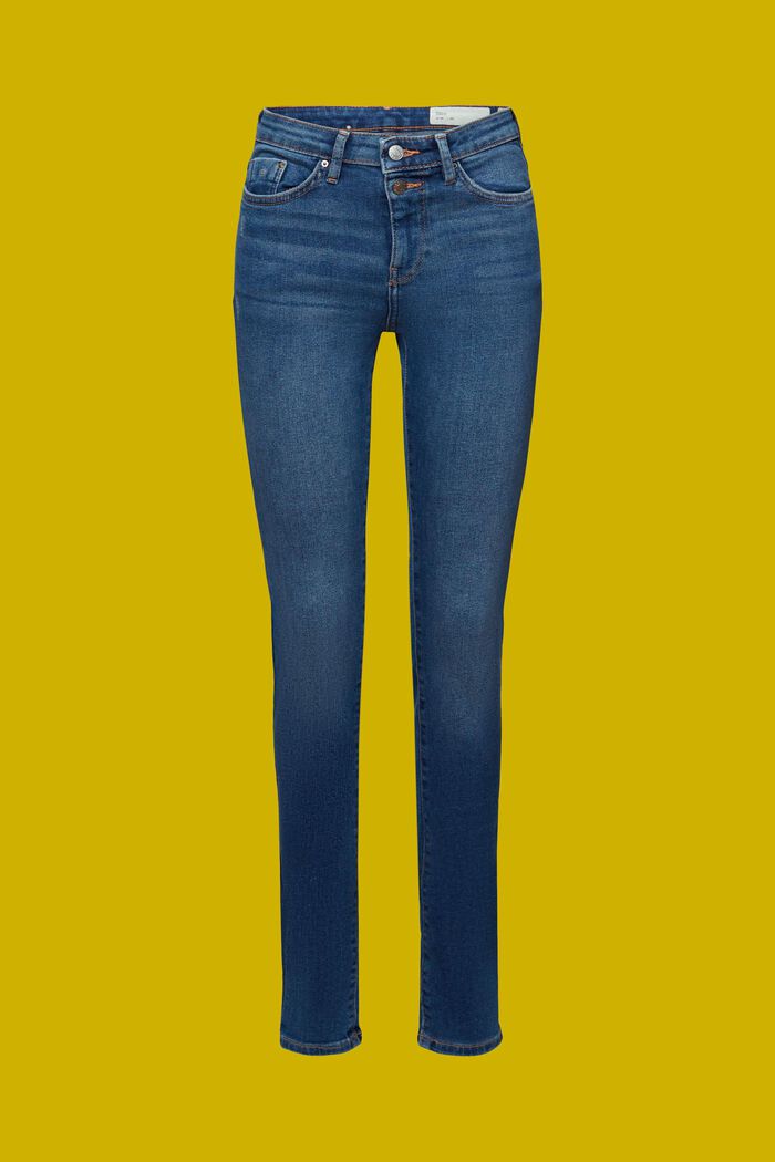 Jeans med højt indhold af stretch, BLUE DARK WASHED, detail image number 6