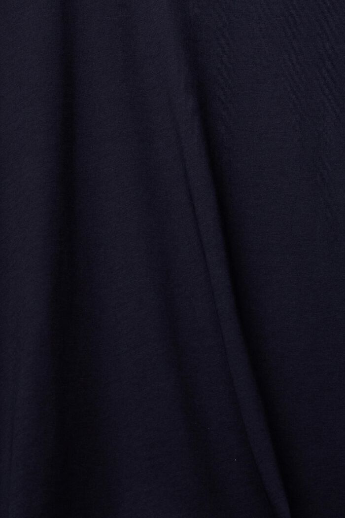 Jersey-T-shirt, 100% bomuld, NAVY, detail image number 5
