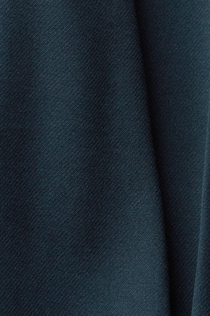 Bukser med vide ben, PETROL BLUE, detail image number 4