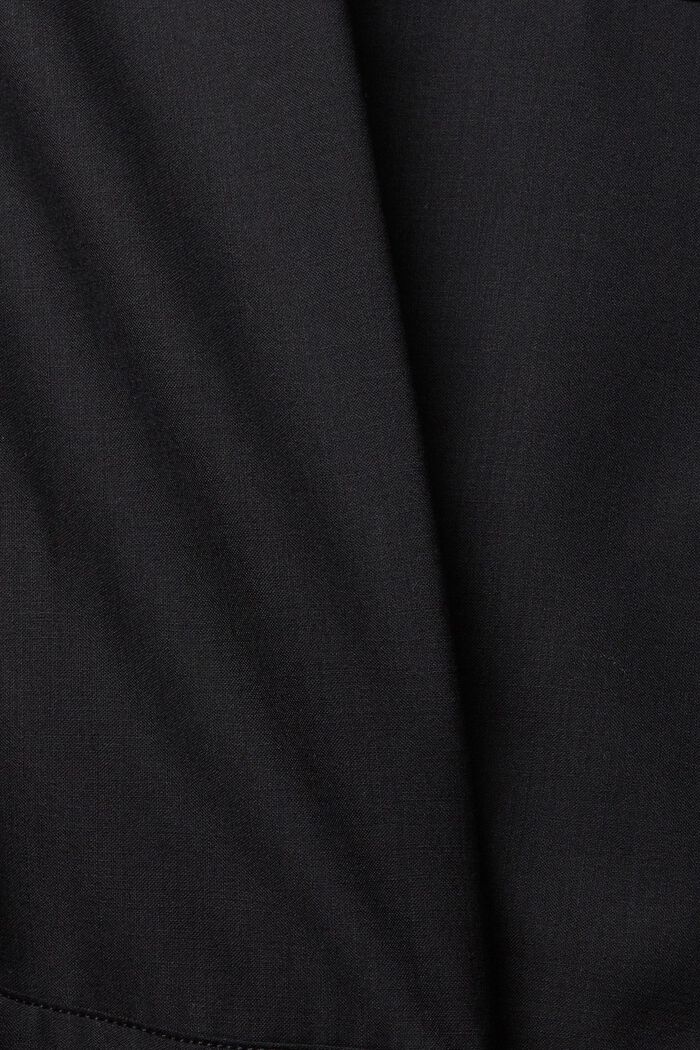 I uld: Kort jakke med lynlås, BLACK, detail image number 1