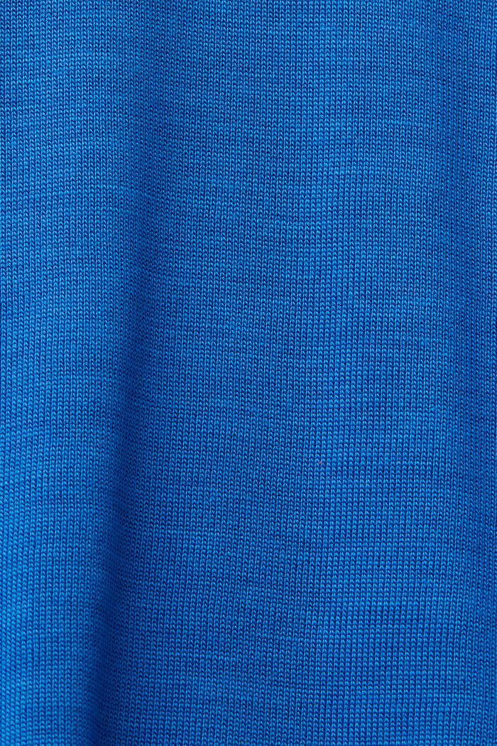 T-shirt med V-hals, TENCEL™, BRIGHT BLUE, detail image number 6