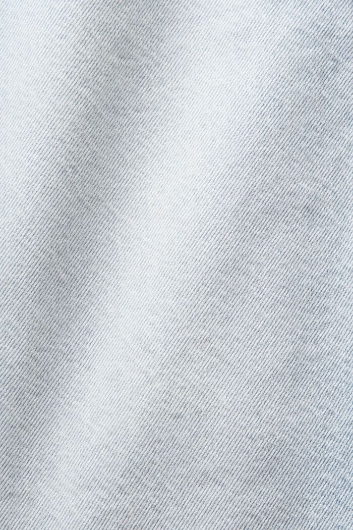 Shorts i retrostil med lige pasform, BLUE LIGHT WASHED, detail image number 5