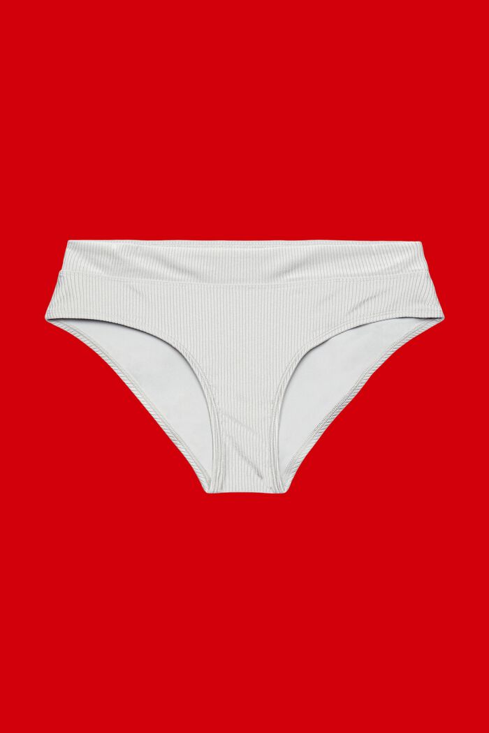 Silver beach bikinitrusser med mellemhøj talje, SILVER, detail image number 3
