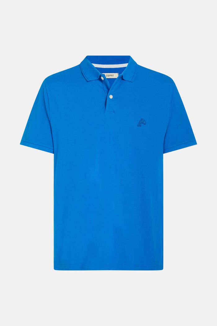 Dolphin Tennis Club klassisk polo, BLUE, detail image number 4
