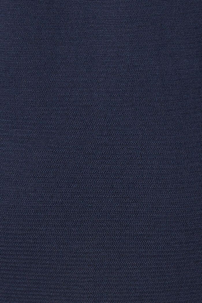 Pullover med V-hals, DARK BLUE, detail image number 3