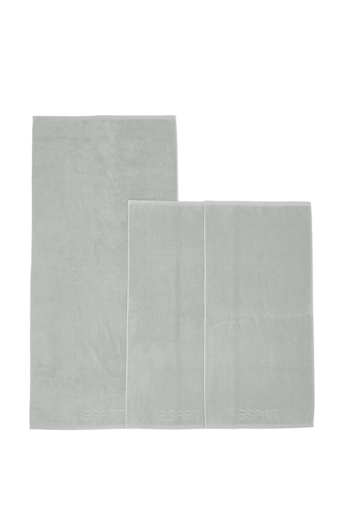 Med TENCEL™: Håndklædesæt af frotté med 3 stk., STONE, detail image number 3