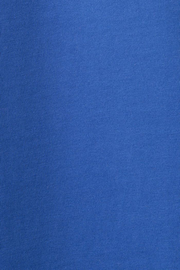 Unisex T-shirt i bomuldsjersey med logo, BRIGHT BLUE, detail image number 7