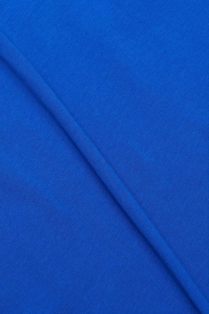Poloshirt med space dye-krave, BRIGHT BLUE, detail image number 5