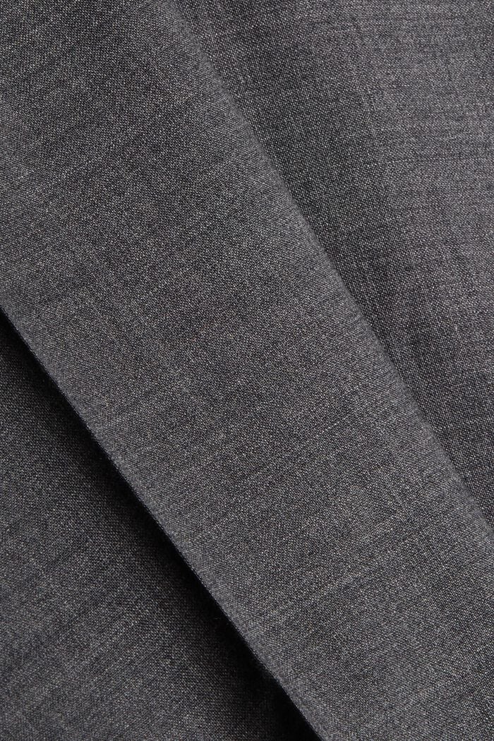 Responsible Wool: Bukser med elastiklinning, DARK GREY, detail image number 5