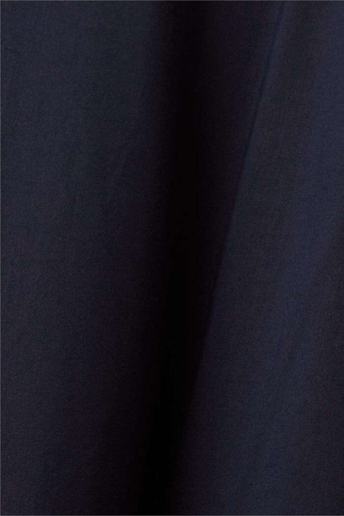Sweatshirt i materialemiks med halv lynlås, NAVY, detail image number 4