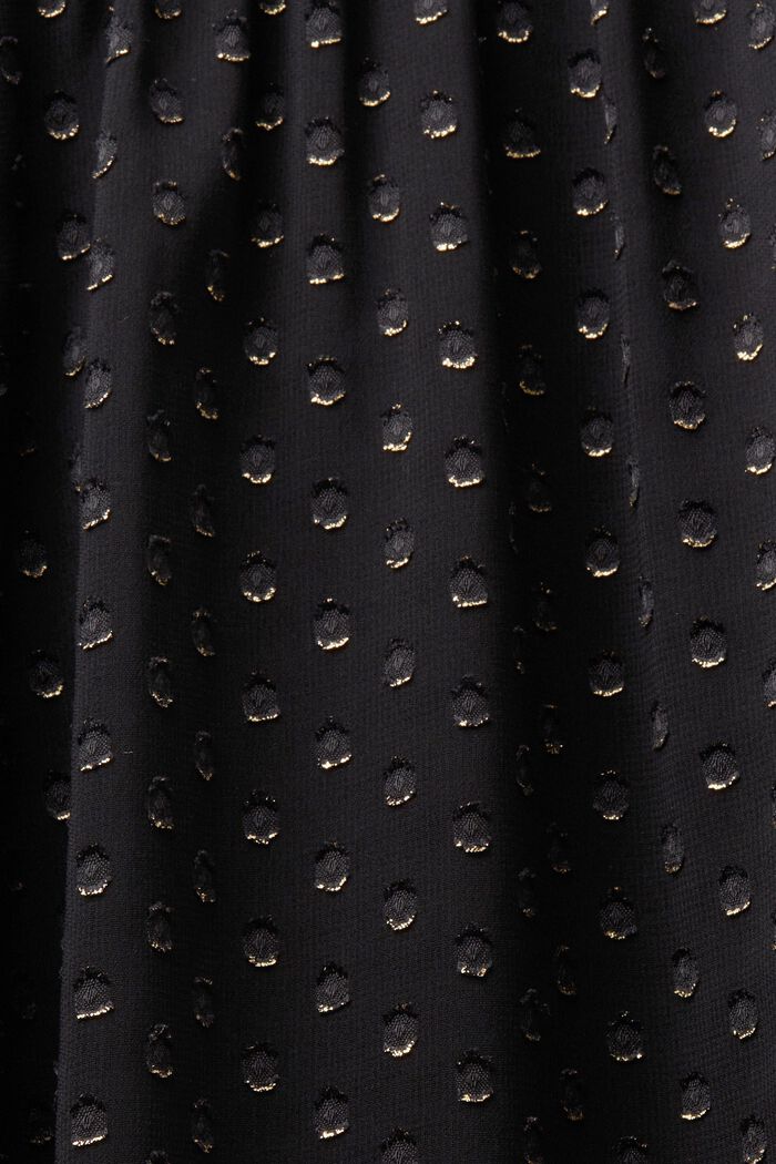 Midikjole med guldglimmer, BLACK, detail image number 6