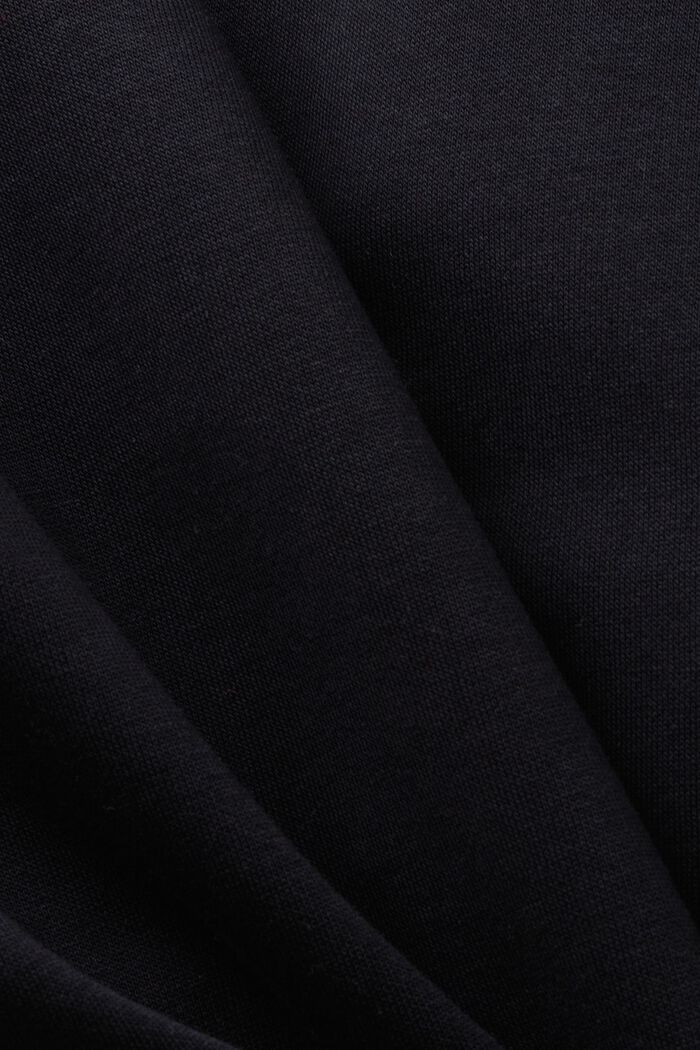 Sweatshirt i bomuldsmiks, BLACK, detail image number 5